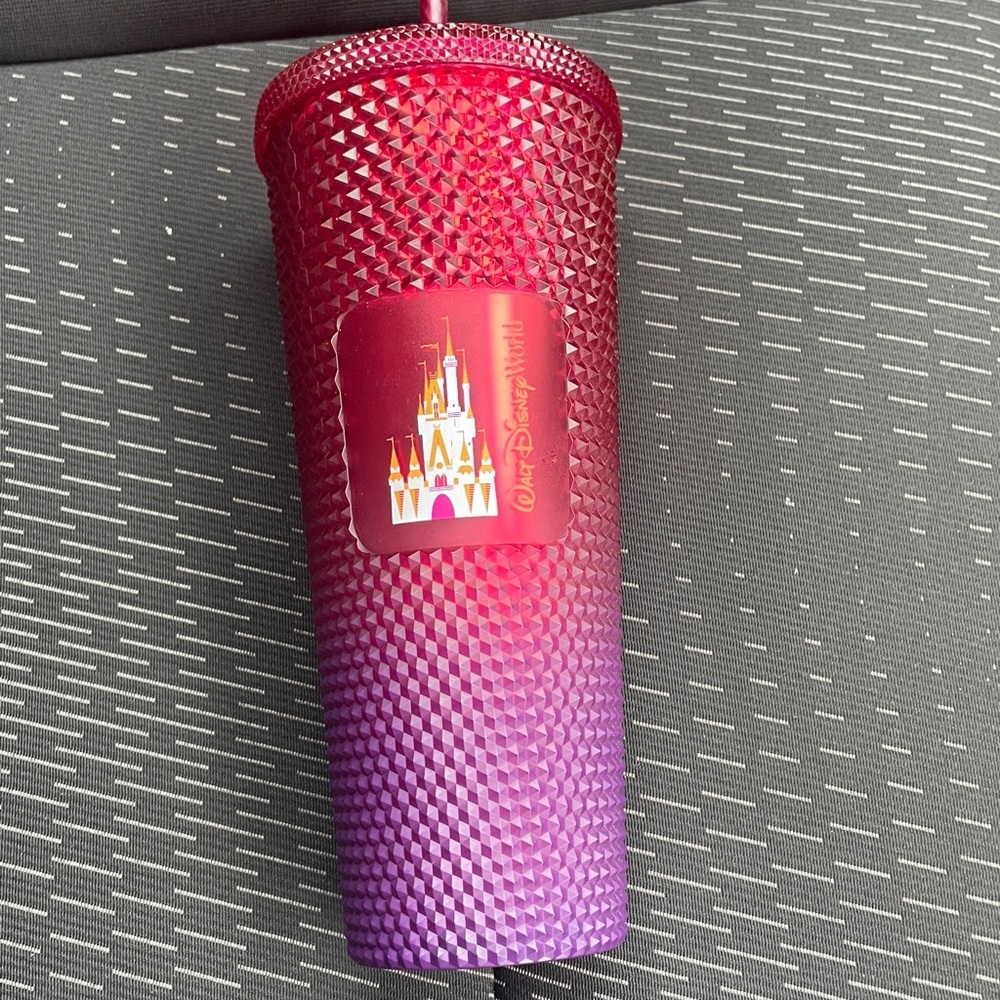 Starbucks Walt Disney World Geometric Purple/Pink Cinderella Castle Tumbler Cup